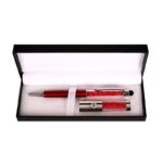 Луксозен комплект - Брокер,  химикал със стилус и USB в кутия - Image 2