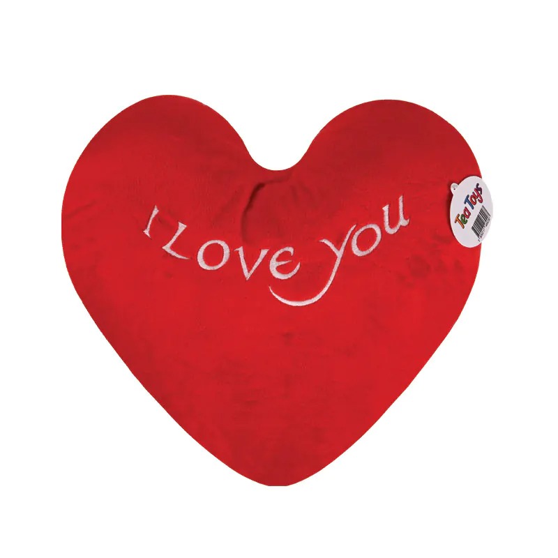 edb6e93dbdbf3da3106766b5bed05bd3 Плюшено сърце I love you, 36 см. - Image 1