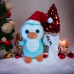 Плюшен пингвин с коледна шапка - Image 2