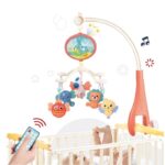 Музикална въртележка за легло и кошара със светлини и дистанционно - Image 2