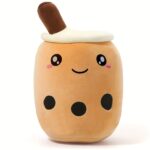 Плюшена играчка - Bubble Tea Cup, кафява - Снимка