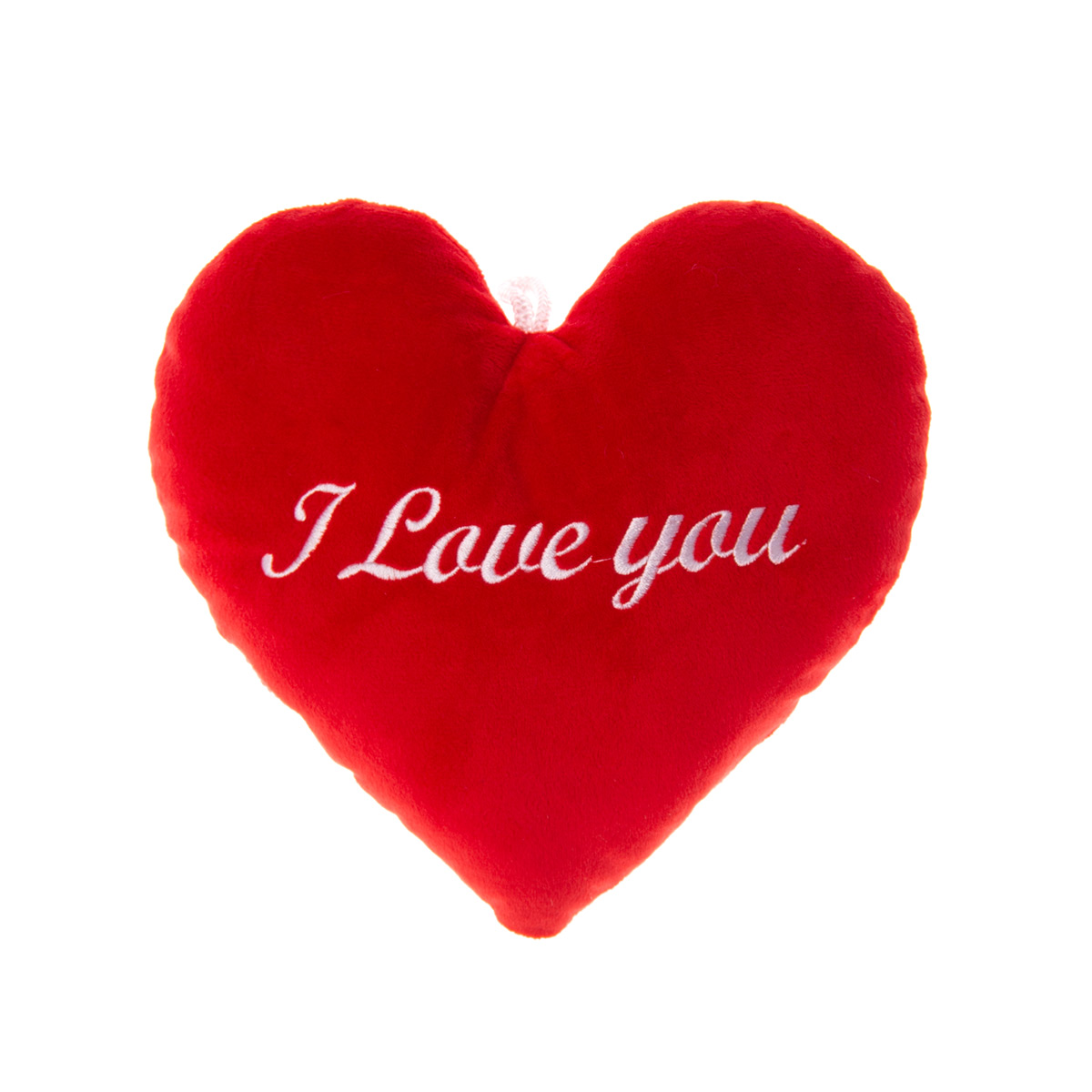 fb6d47b0fa0dc0df00e7dc7018daaef0 Плюшено сърце I Love you в червено /говорещо на български/ - Image 1
