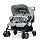 ДЕТСКА КОЛИЧКА TWIN GREY за близнаци +ЧАНТА - Снимка 1
