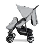ДЕТСКА КОЛИЧКА TWIN GREY за близнаци +ЧАНТА - Снимка 3