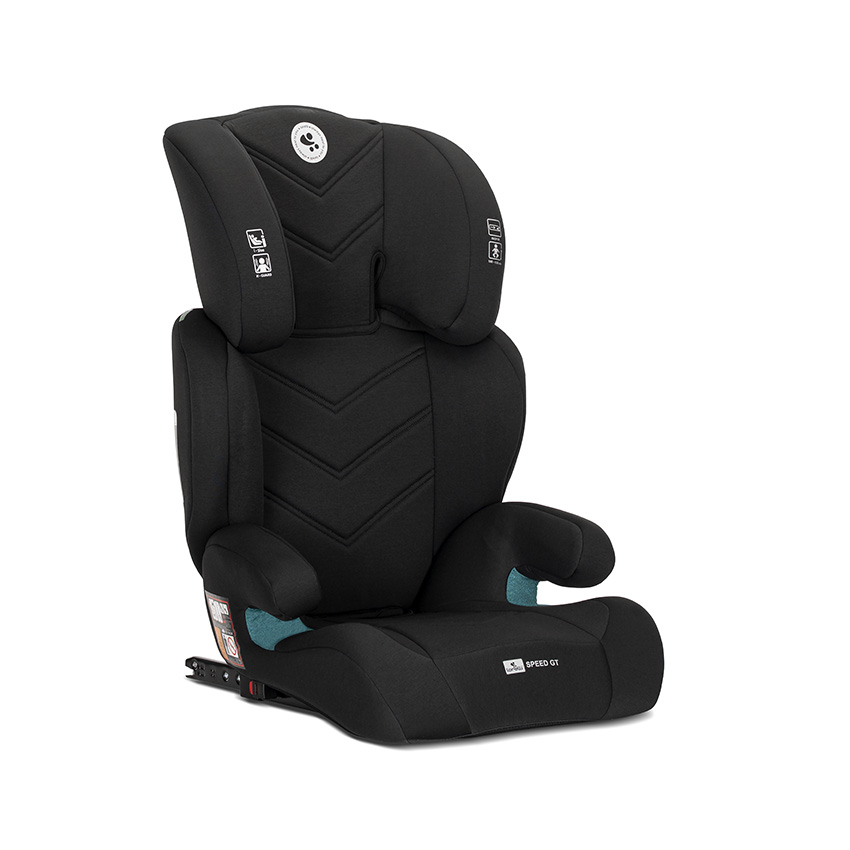 10072032501_1 СТОЛ ЗА КОЛА SPEED GT BLACK i-Size ISOFIX 100-150c - Image 1