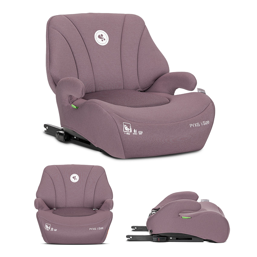 10072162605_1 АВТОСТОЛ PYXIS PINK ISOFIX attachments с облегалка - Image 1