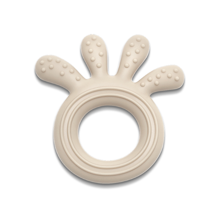 10210860005_1 СИЛИКОНОВА ГРИЗАЛКА ОКТОПОД NATURAL BEIGE - Image 1