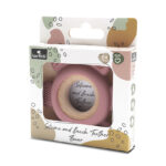СИЛИКОНОВА ГРИЗАЛКА С БУК ЦВЕТЕ NATURAL DEEP PINK - Image 3