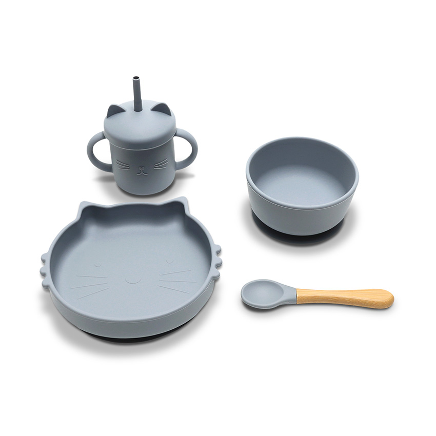 10230700003_1 СИЛИКОНОВ СЕТ ЗА ХРАНЕНЕ 4 ЧАСТИ NATURAL GREY - Image 1