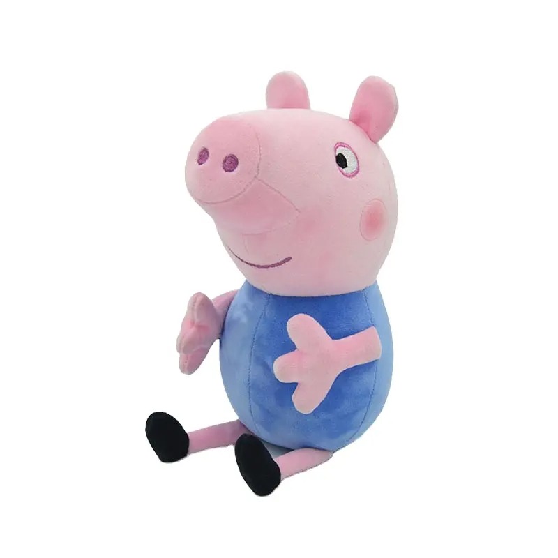 492b8354c7e1cd74cf0a3eec2689b90c Плюшена играчка Peppa Pig - George, 20 см - Снимка