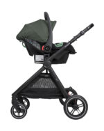 Комбинирана количка 3в1 с кош за новородено Ava Army Green - Image 11