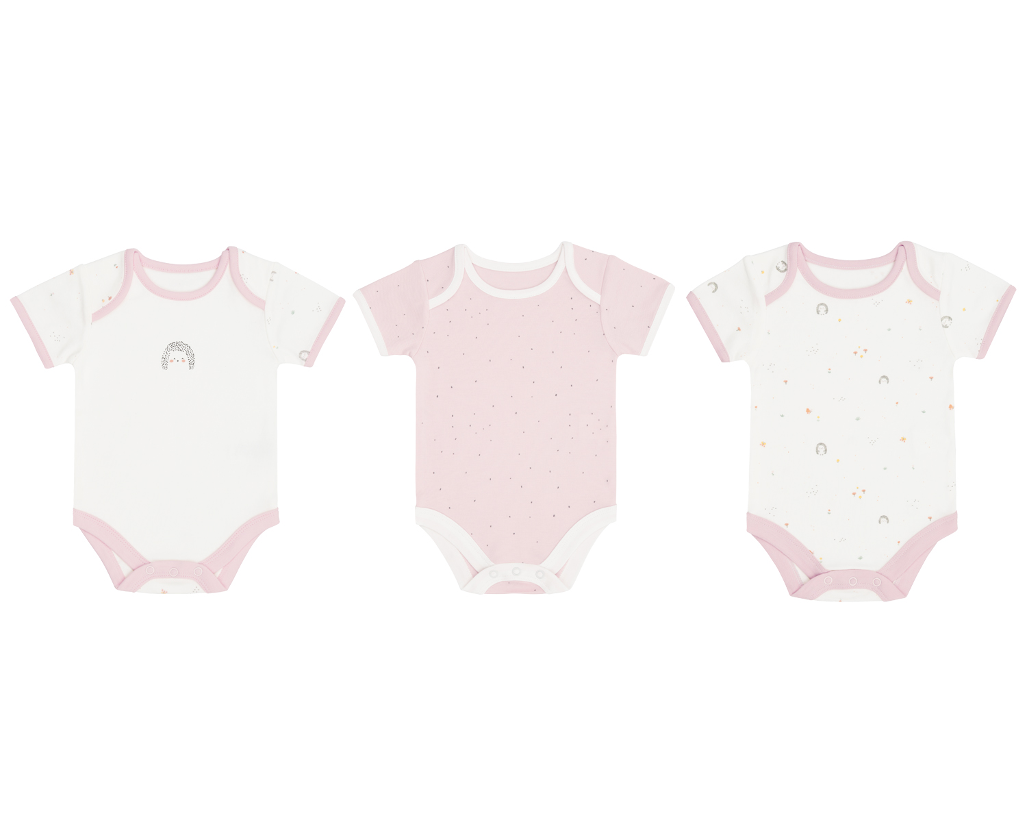 baby_bodysuit_set_3_pcs_hedge-hugs_5_31110300017__ Комплект 3 бр бебешко боди 0-3м Hedge-hugs - Image 1