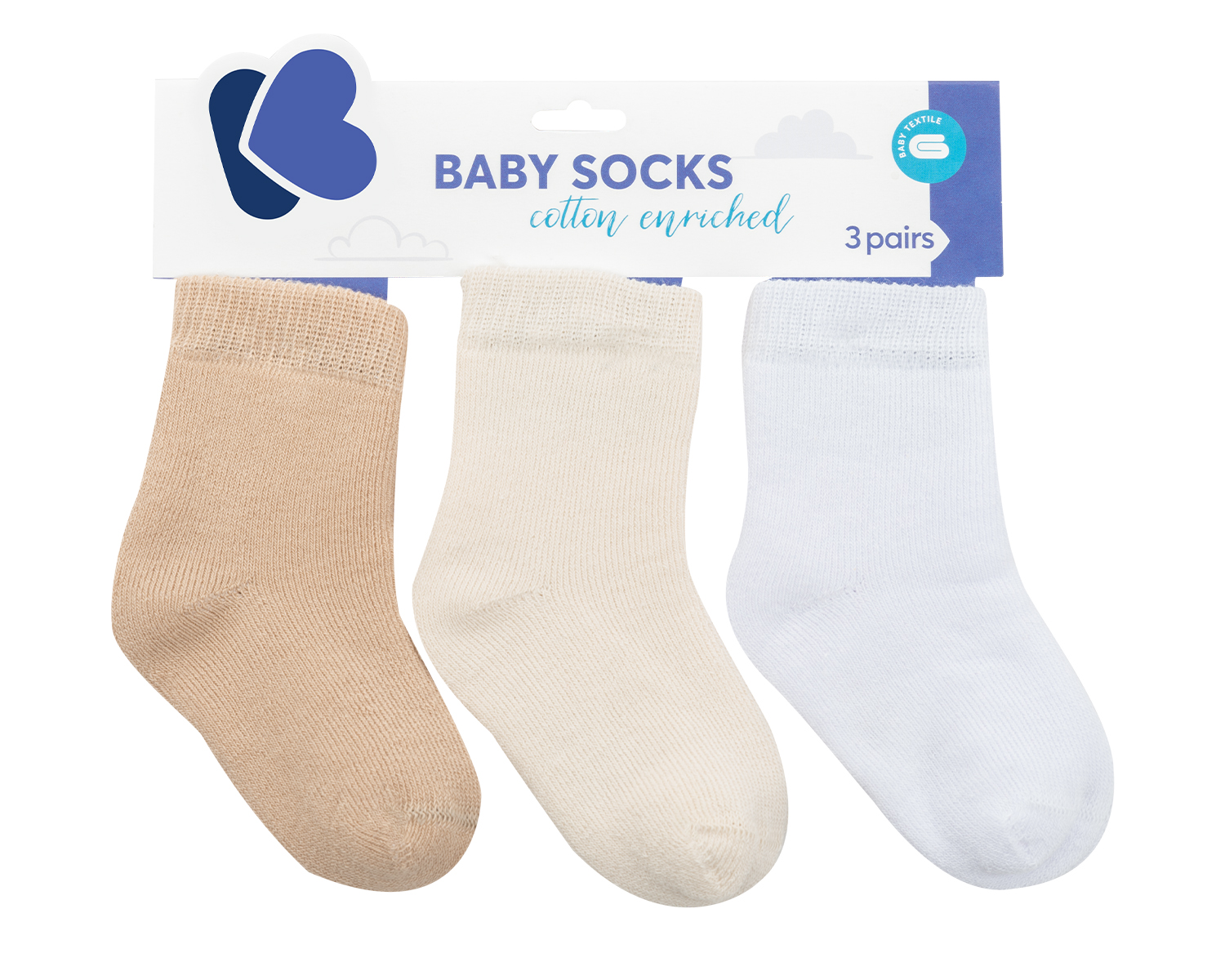 babysocks_longthermal_beige_0-6m_31110020085_web_2 Бебешки термо чорапи Beige 2-3г - Image 1