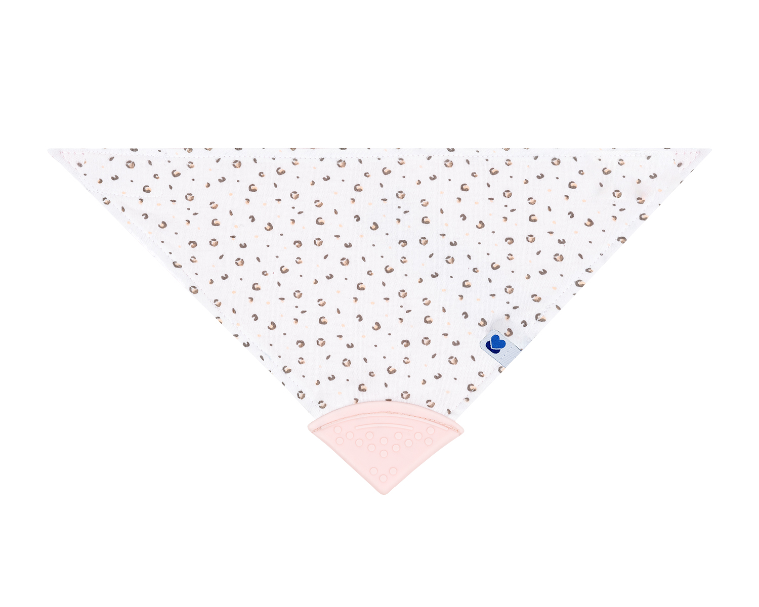 bandanabib_savanna_pink_2_31303030034_web Лигавник-бандана с чесалка Savanna Pattern Pink - Image 1