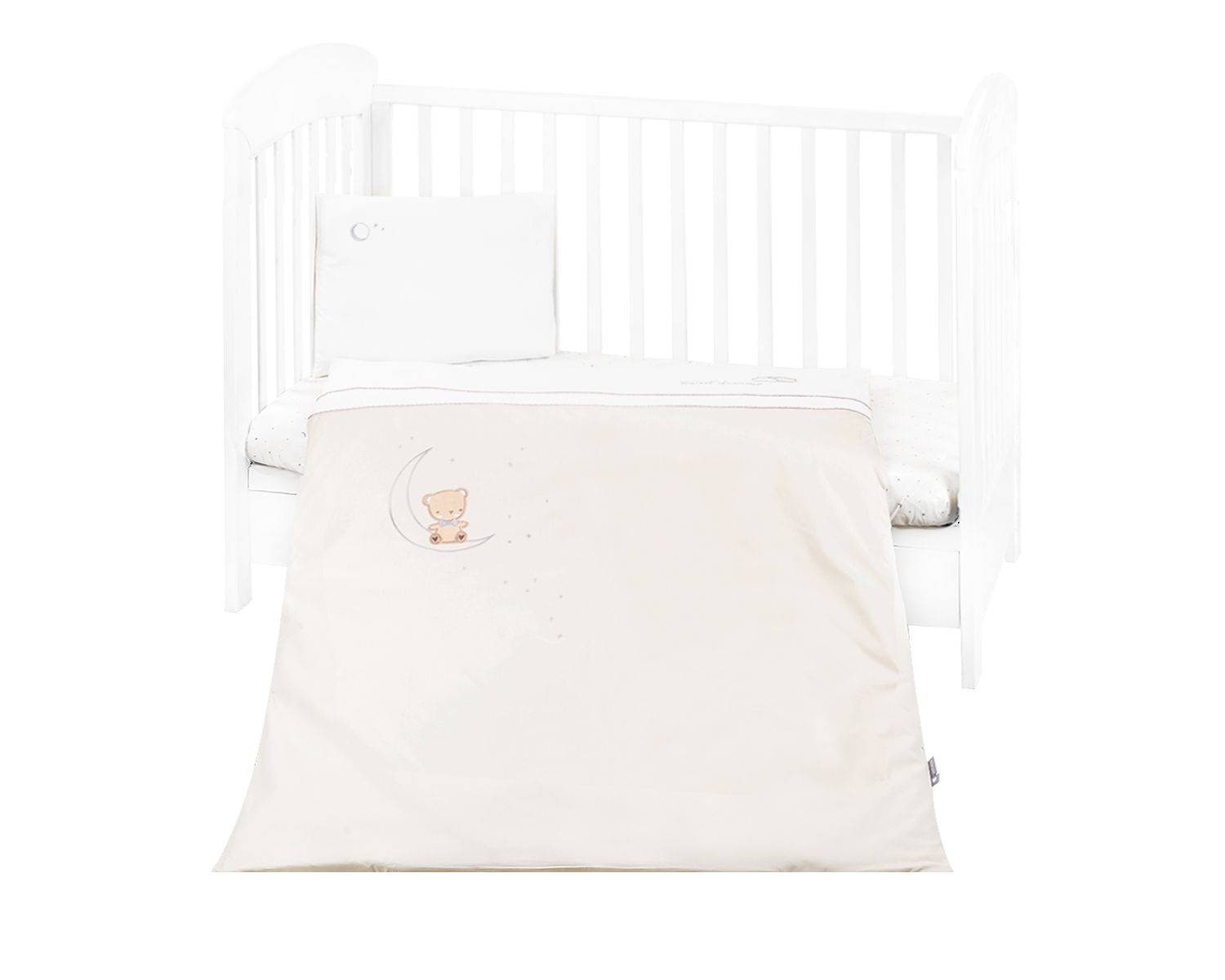 beddingset_dream_big__beige_3pcs_web_1 Бебешки спален комплект с бродерия 3 части Dream Big Beige - Image 1