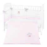 Бебешки спален комплект с бродерия 2 части EU style 60/120 Dream Big Pink