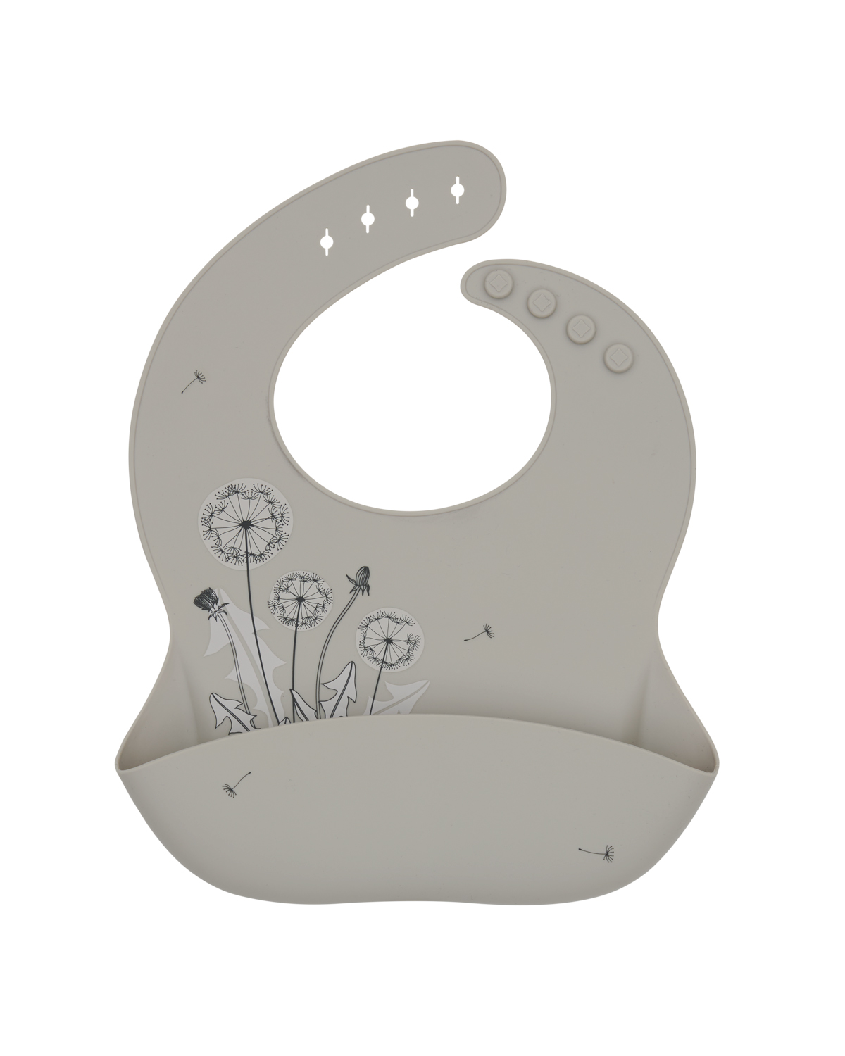 bib_platinum_silicone_flora_sand_beige_1_31302050039__ Лигавник Platinum Silicone Flora Sand - Image 1