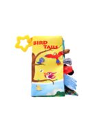 Образователна текстилна книжка с чесалка Bird tails - Снимка