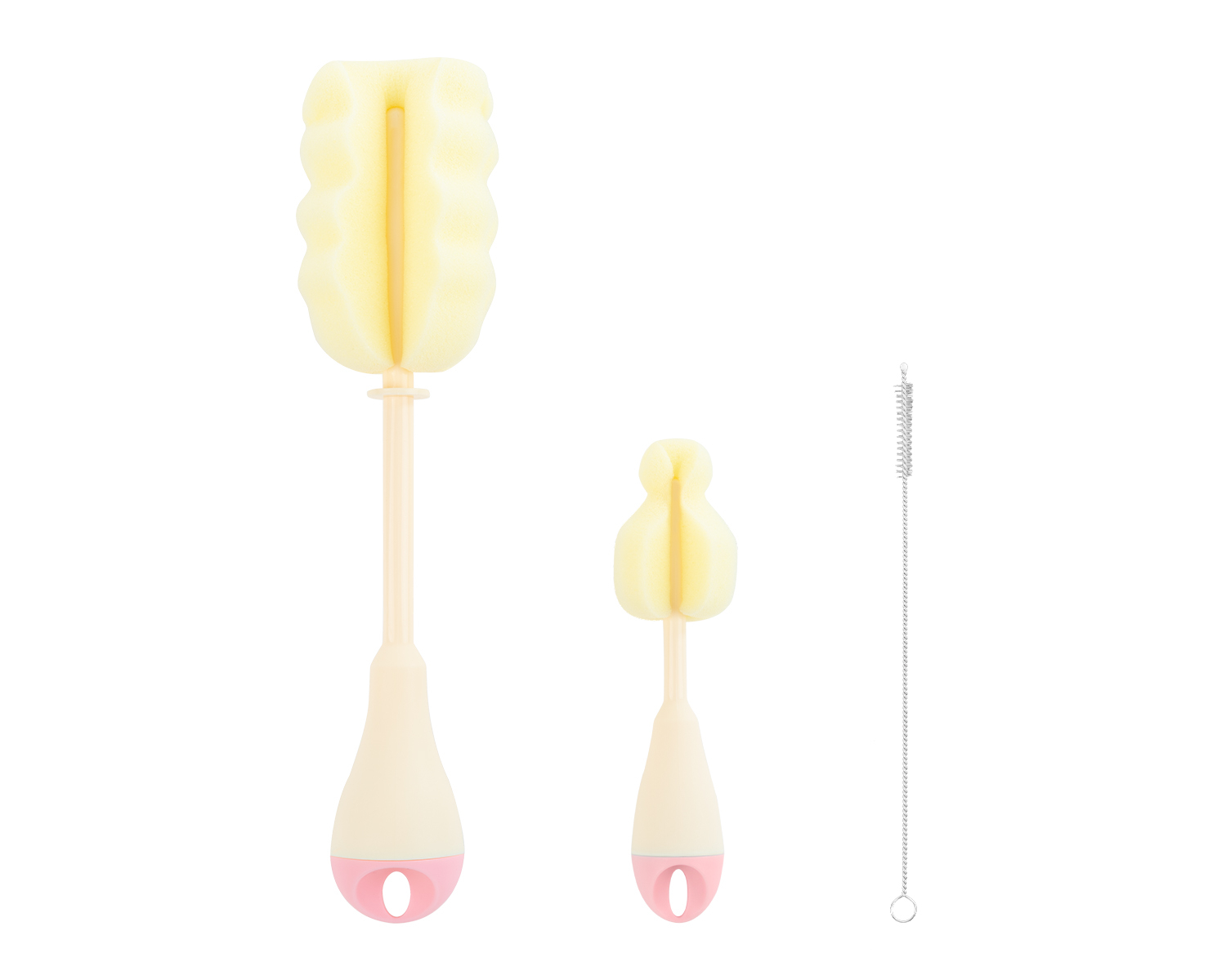 bottlecleaningbrush_3pcs_pink_4_31303040045_web Четки за почистване на шишета 3 бр Pink - Image 1