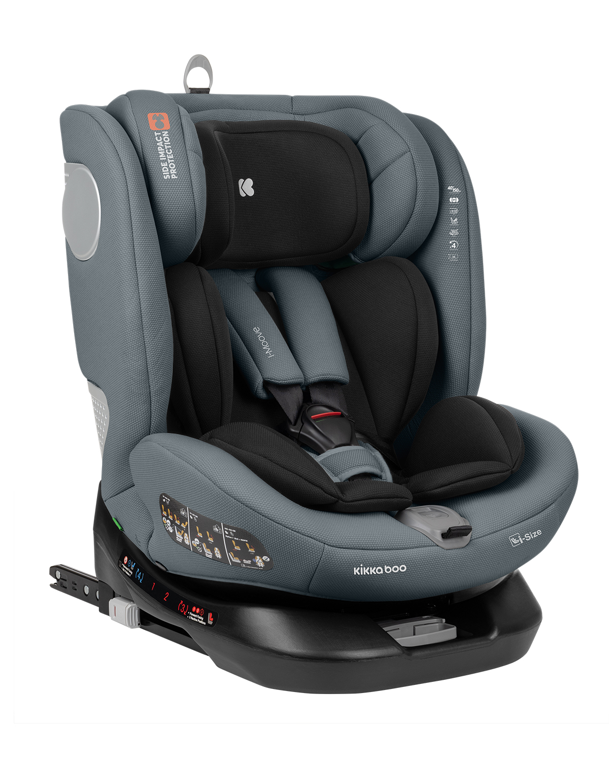 car-seats-i-moove-dark-grey-1-31002100030 Стол за кола 40-150 см i-Moove i-SIZE Dark Grey - Image 1