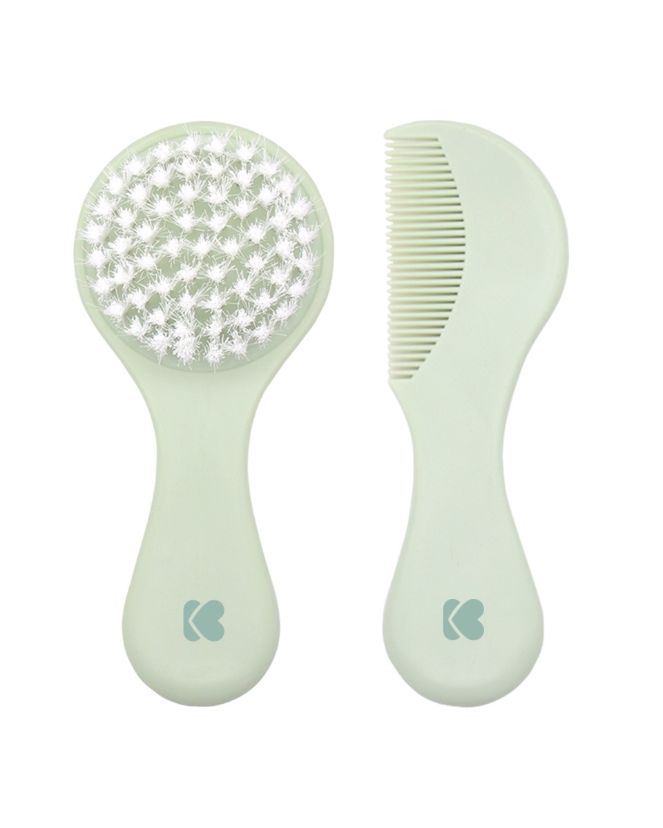 comb-and-brush-savanna-mint Гребен и четка Savanna Mint - Снимка
