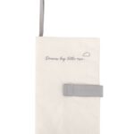 Несесер за памперси с бродерия Dream Big Beige