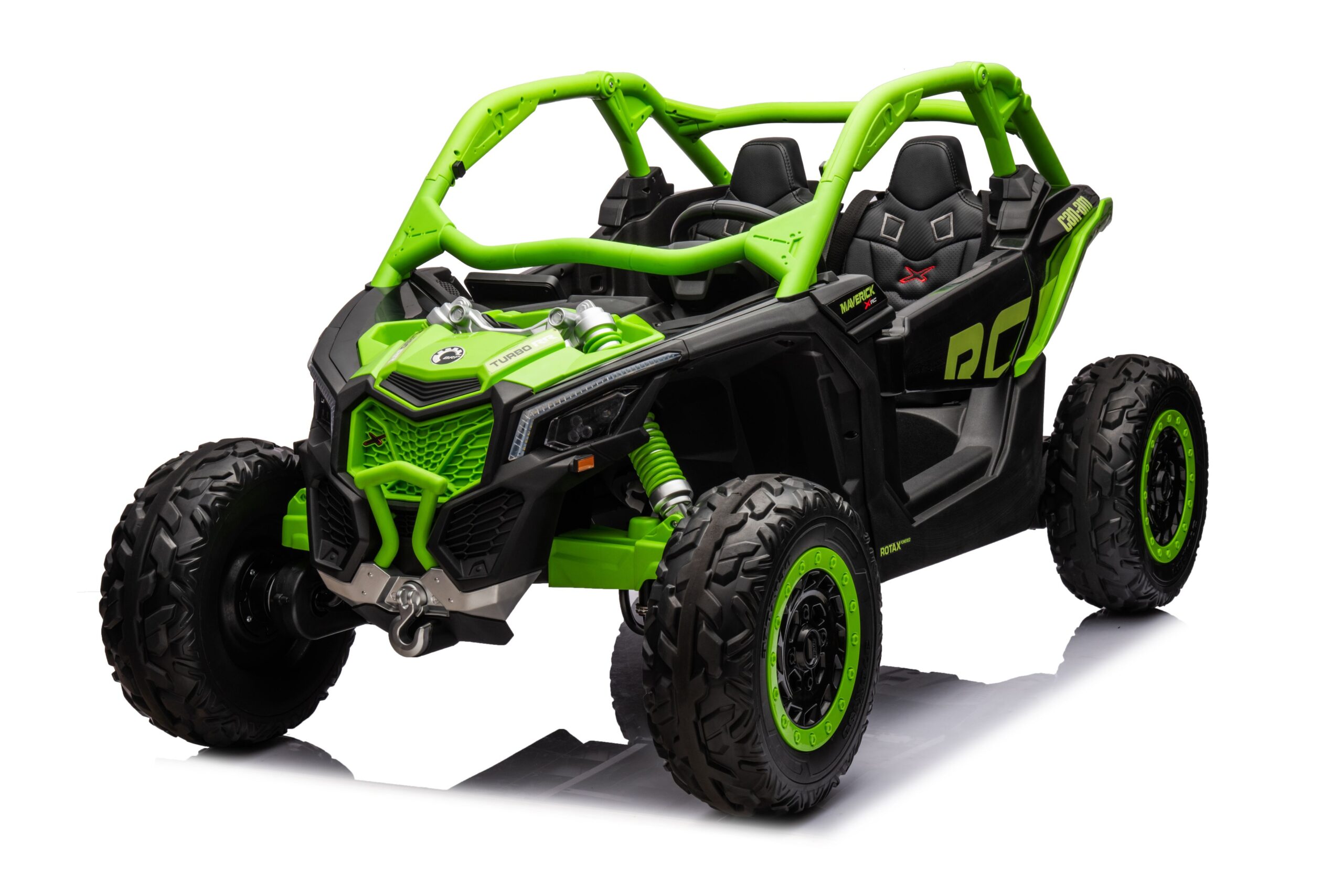 dsc_7886 Акумулаторна кола Licensed Can Am Maverick Green - Image 1
