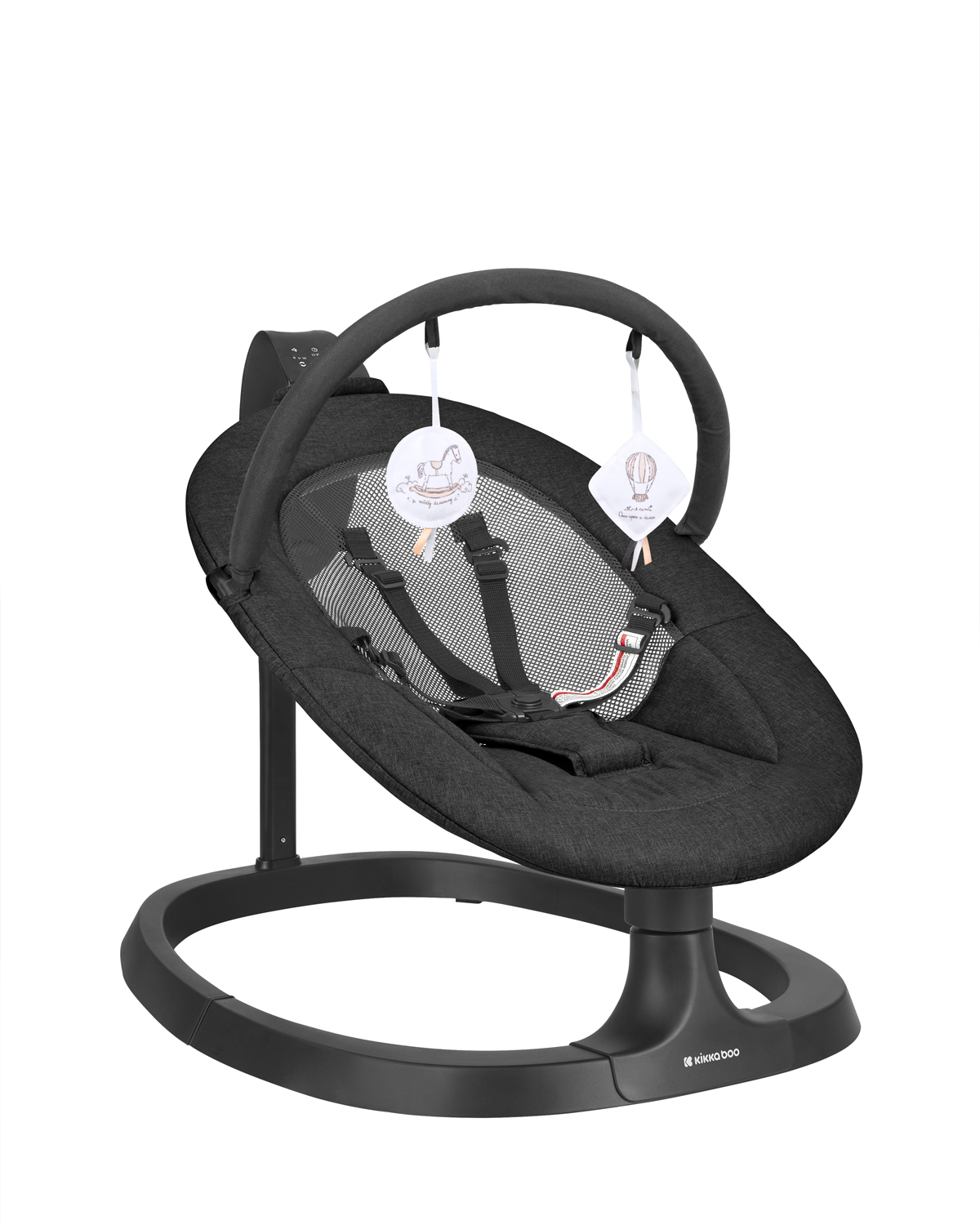 electrical_side-to-side_swing_zazu_black_1___1 Електрическа люлка Zazu Black - Image 1