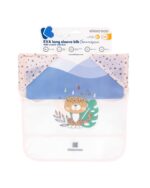 Непромокаем лигавник с ръкави и джоб Savanna Pink - Image 3