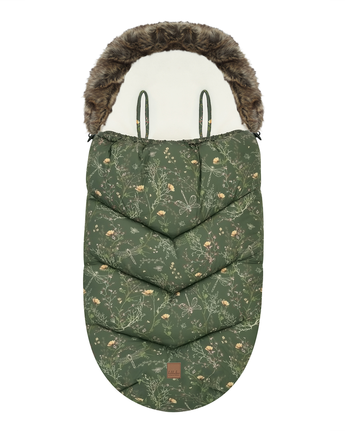 footmuff_luxury_secret_garden_green_31108040154_1__ Чувалче за количка Luxury Secret Garden Green - Image 1