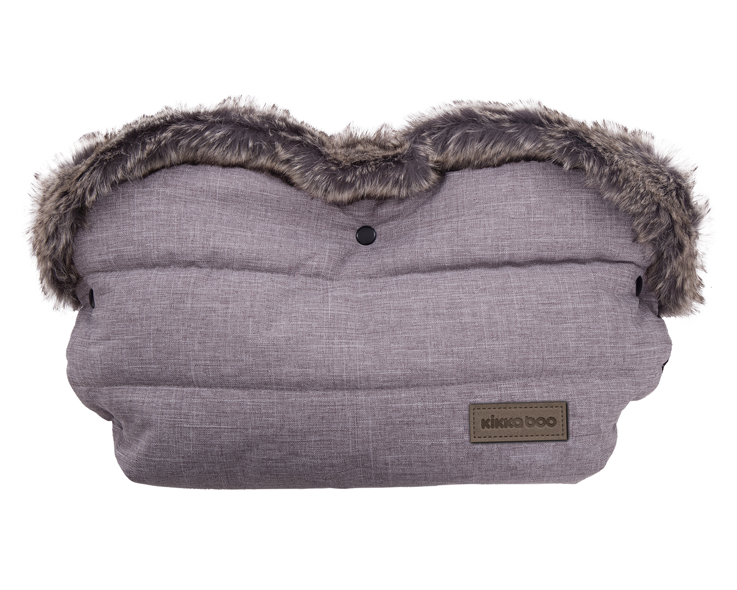 fur_melange_handmuff_grey Ръкавица за количка Fur Melange Grey - Image 1