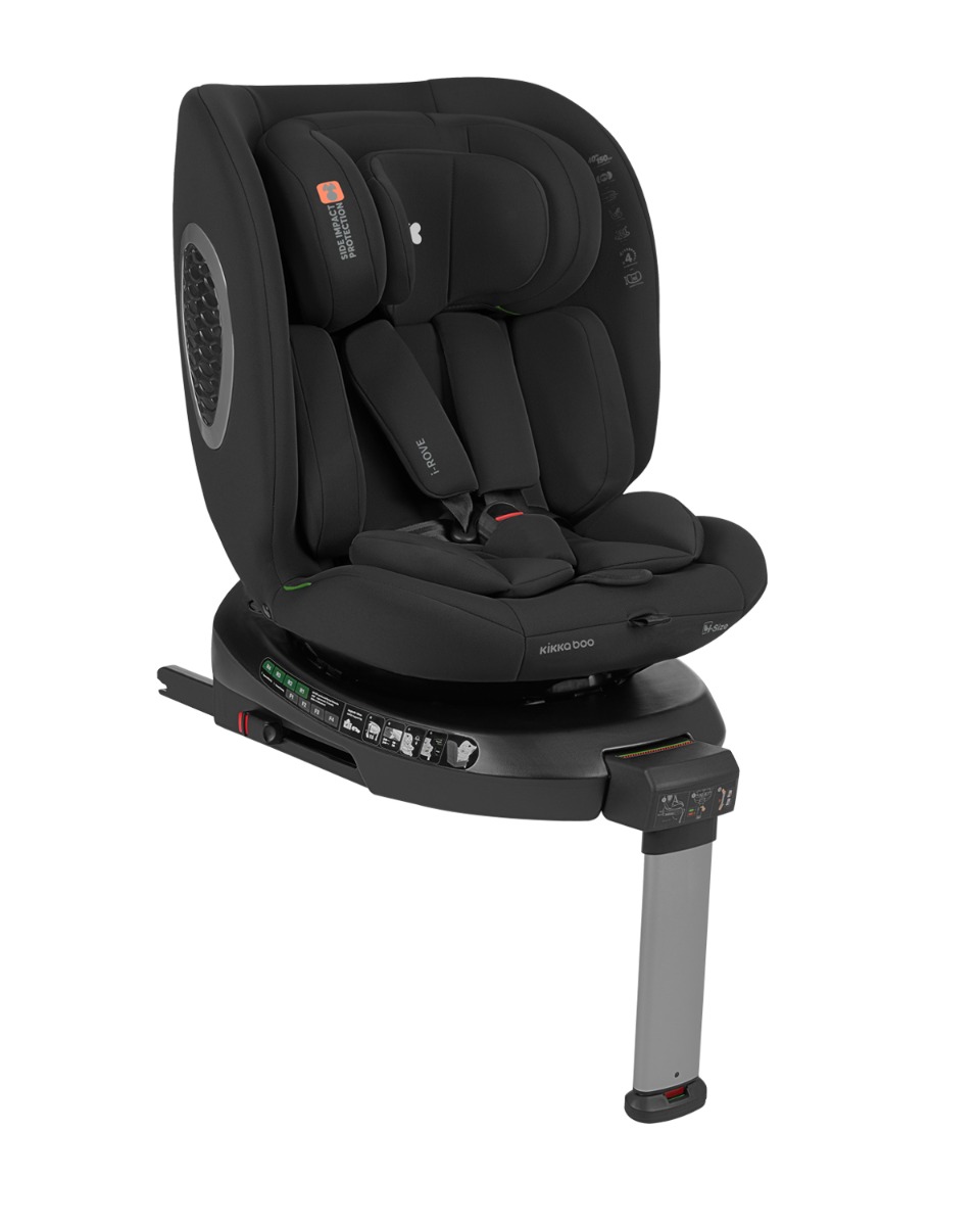 i-rove-black-1-31002100041 Стол за кола 40-150 см i-Rove i-SIZE Black - Image 1