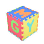 Мек пъзел килим азбука (A - Z) 1002B3 - Снимка 1