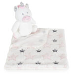 Бебешко одеяло 90/75 cm с играчка Unicorn Stars - Image 3