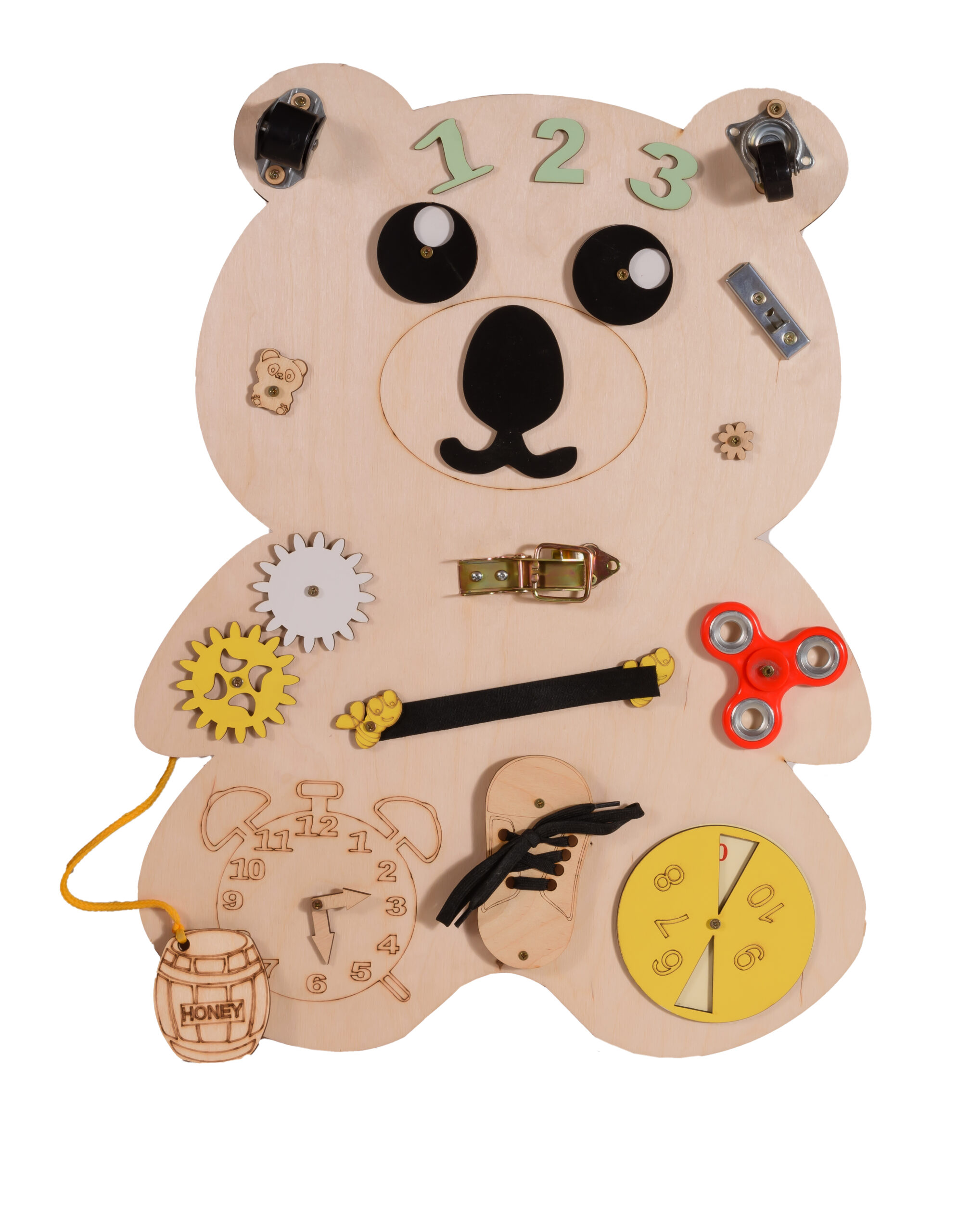image Монтесори дървена дъска Bear - Image 1
