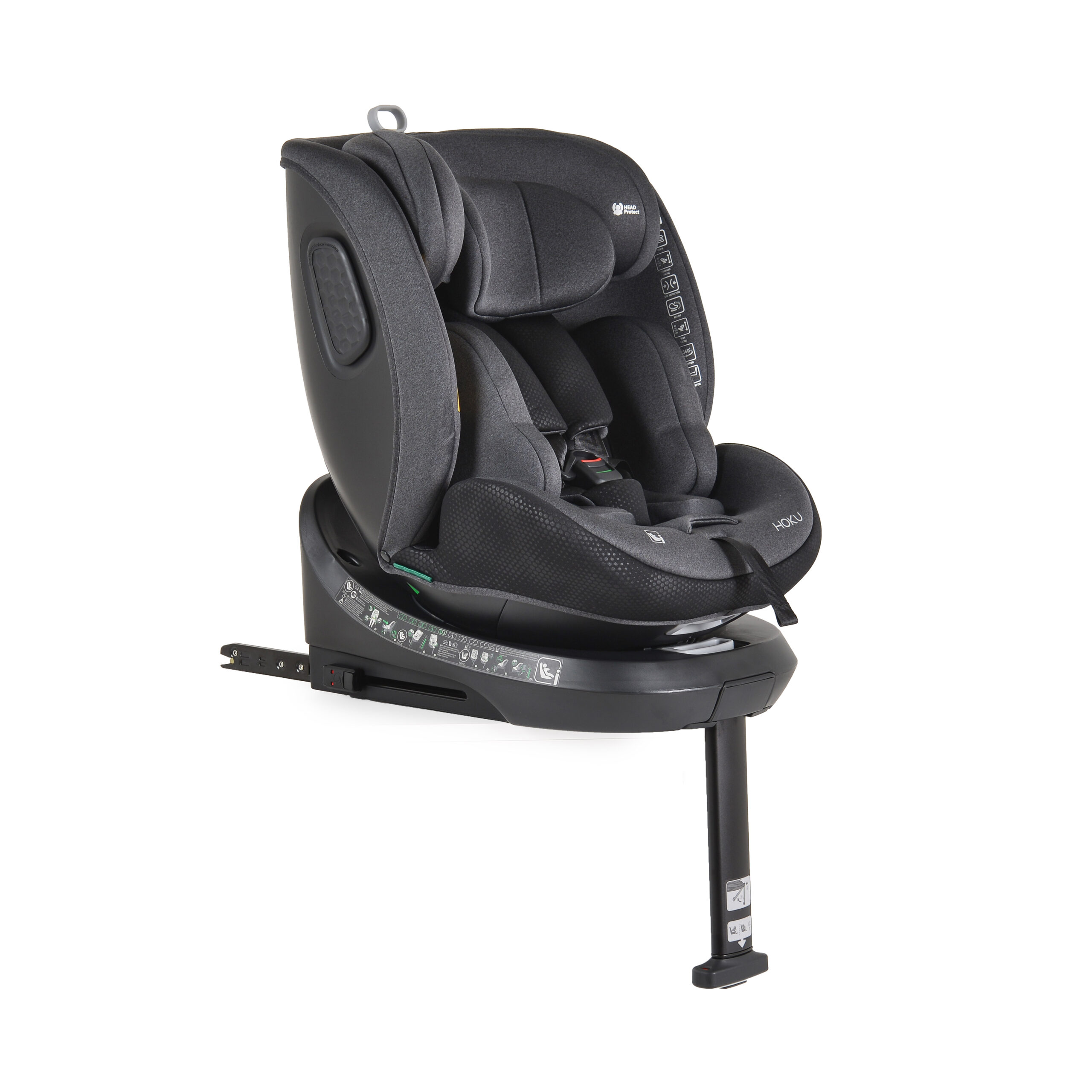 image Стол за кола Hoku 40-150см черен - Image 1