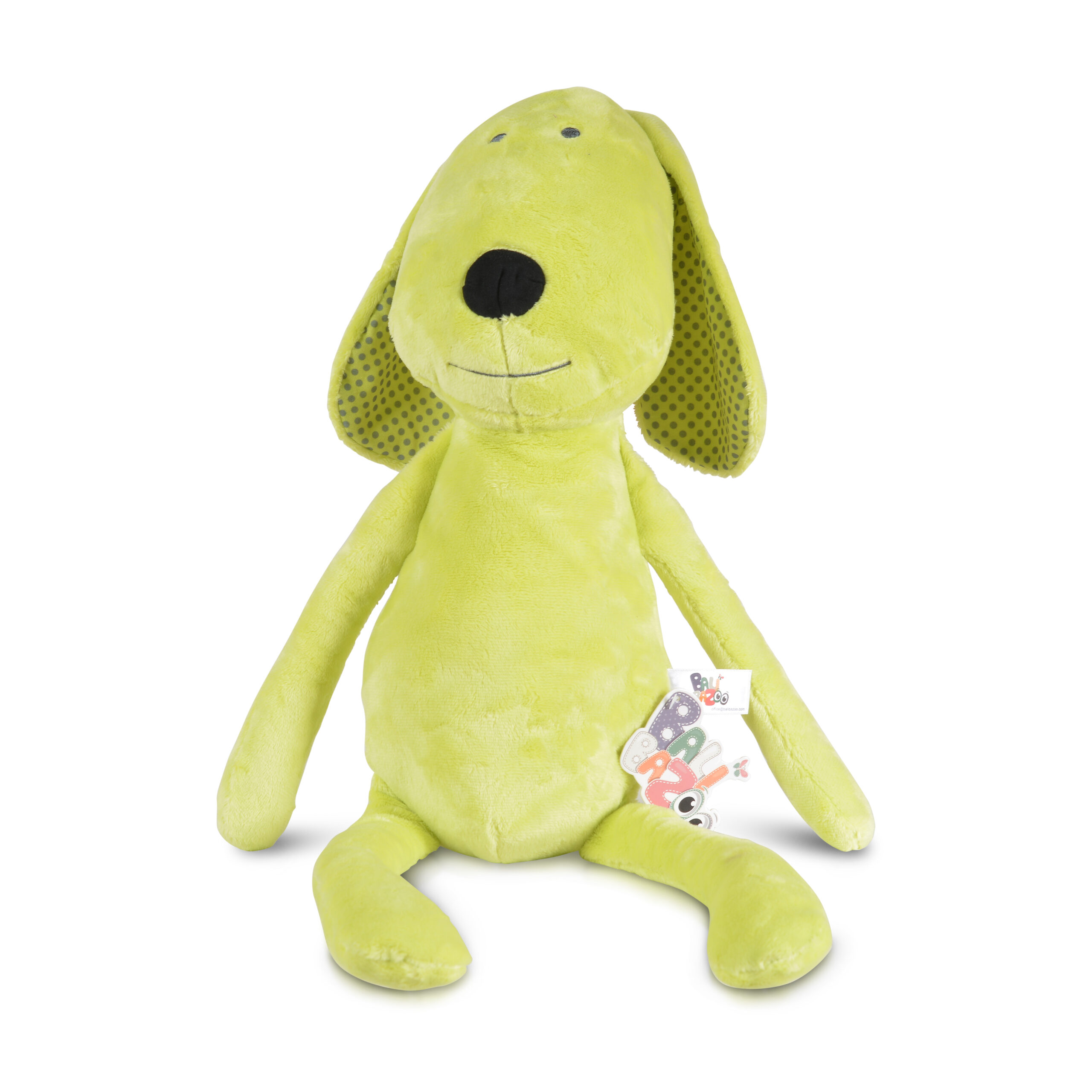 image Мека играчка За Гушкане Dog 28cm зелен 82250 - Image 1