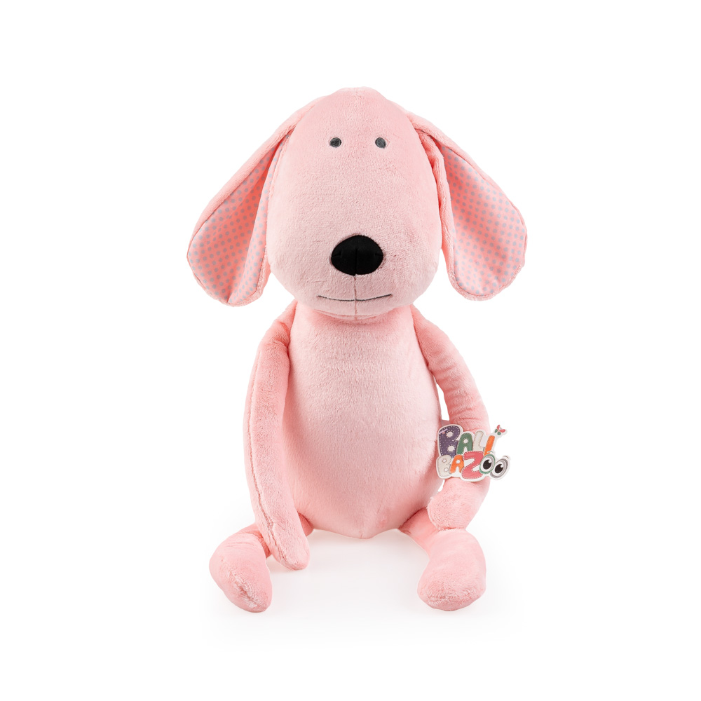 image Мека играчка За Гушкане Dog 58cm розов 81989 - Снимка