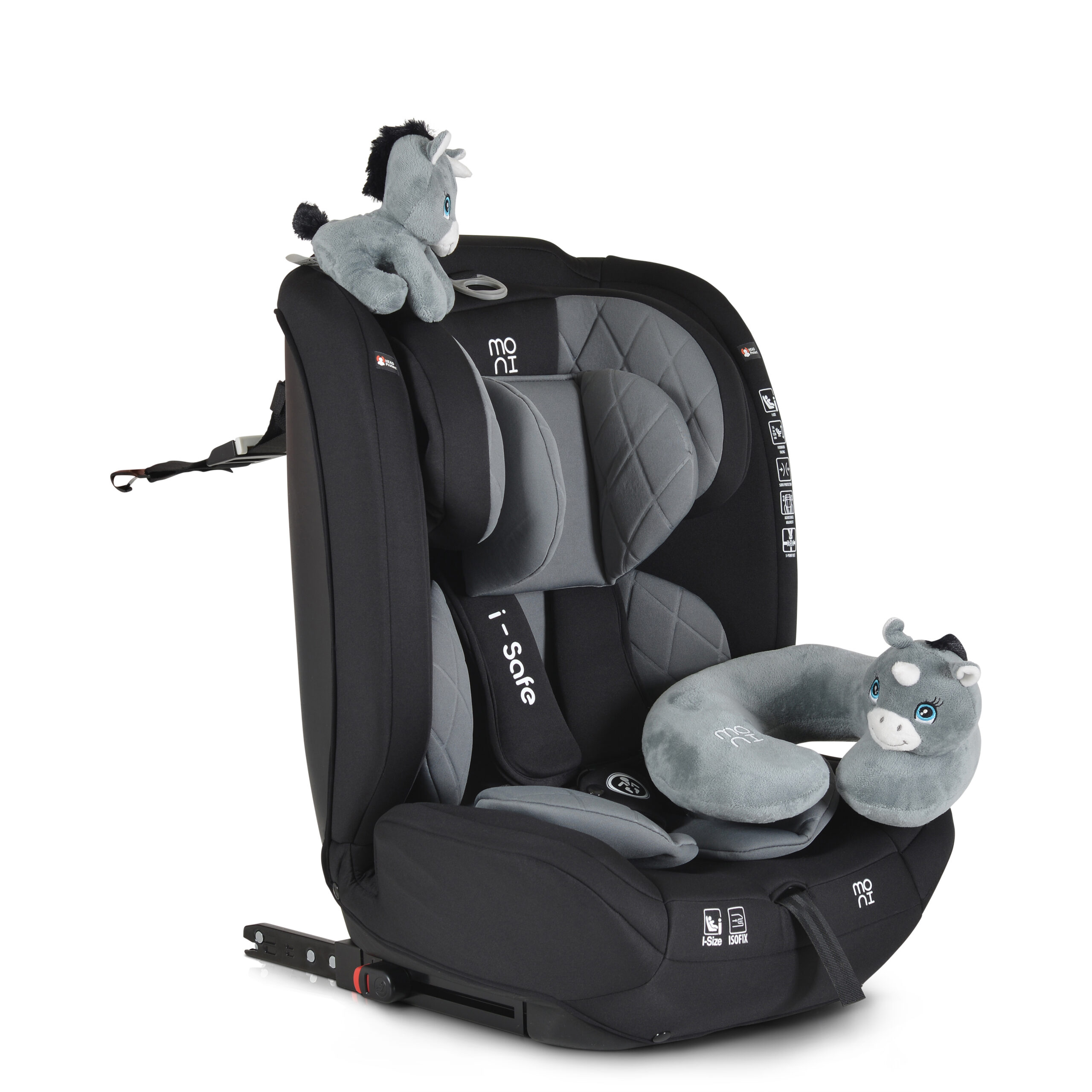 image Стол за кола i-Safe 76-150cм сив - Image 1