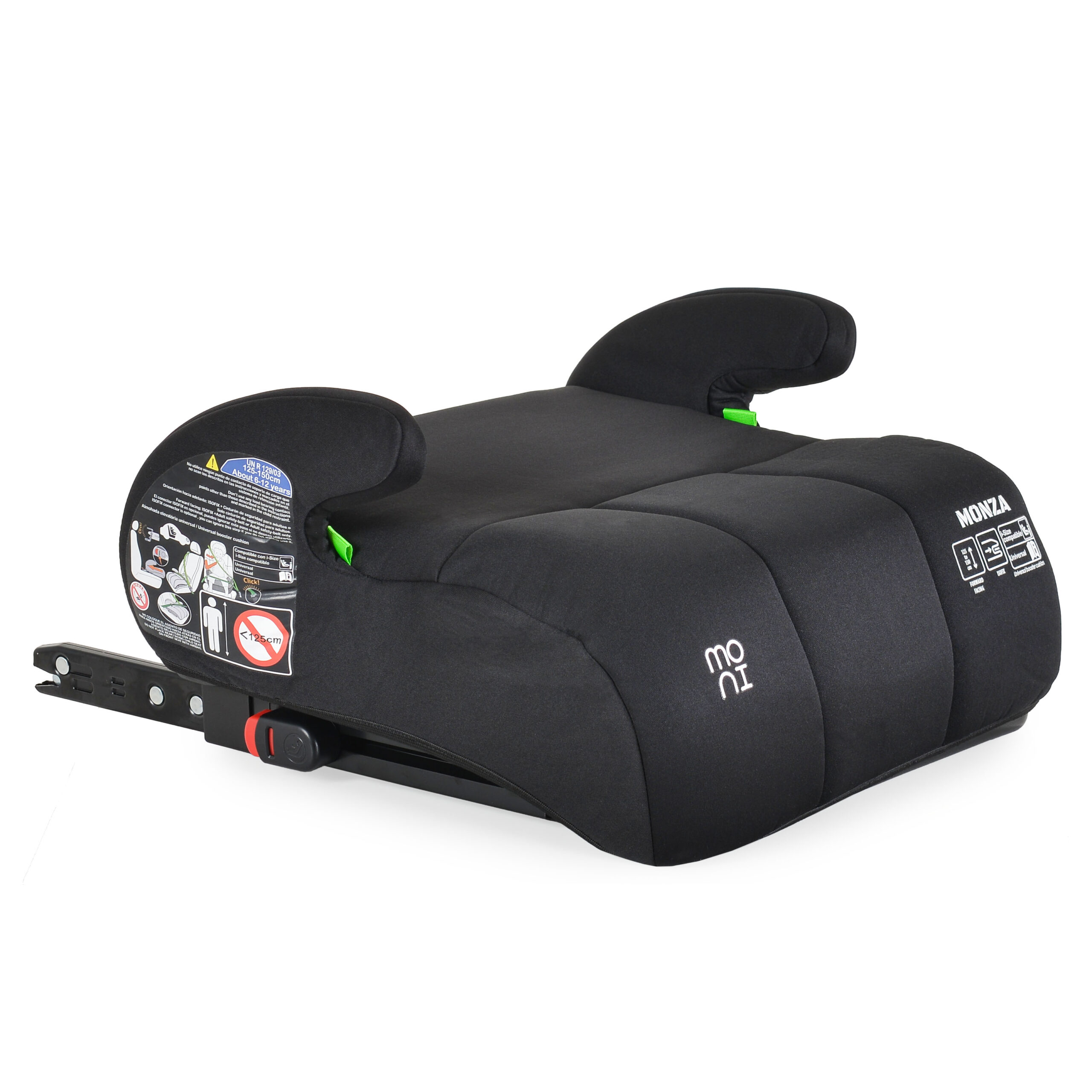 image Стол за кола Monza basic 125-150cм черен - Image 1