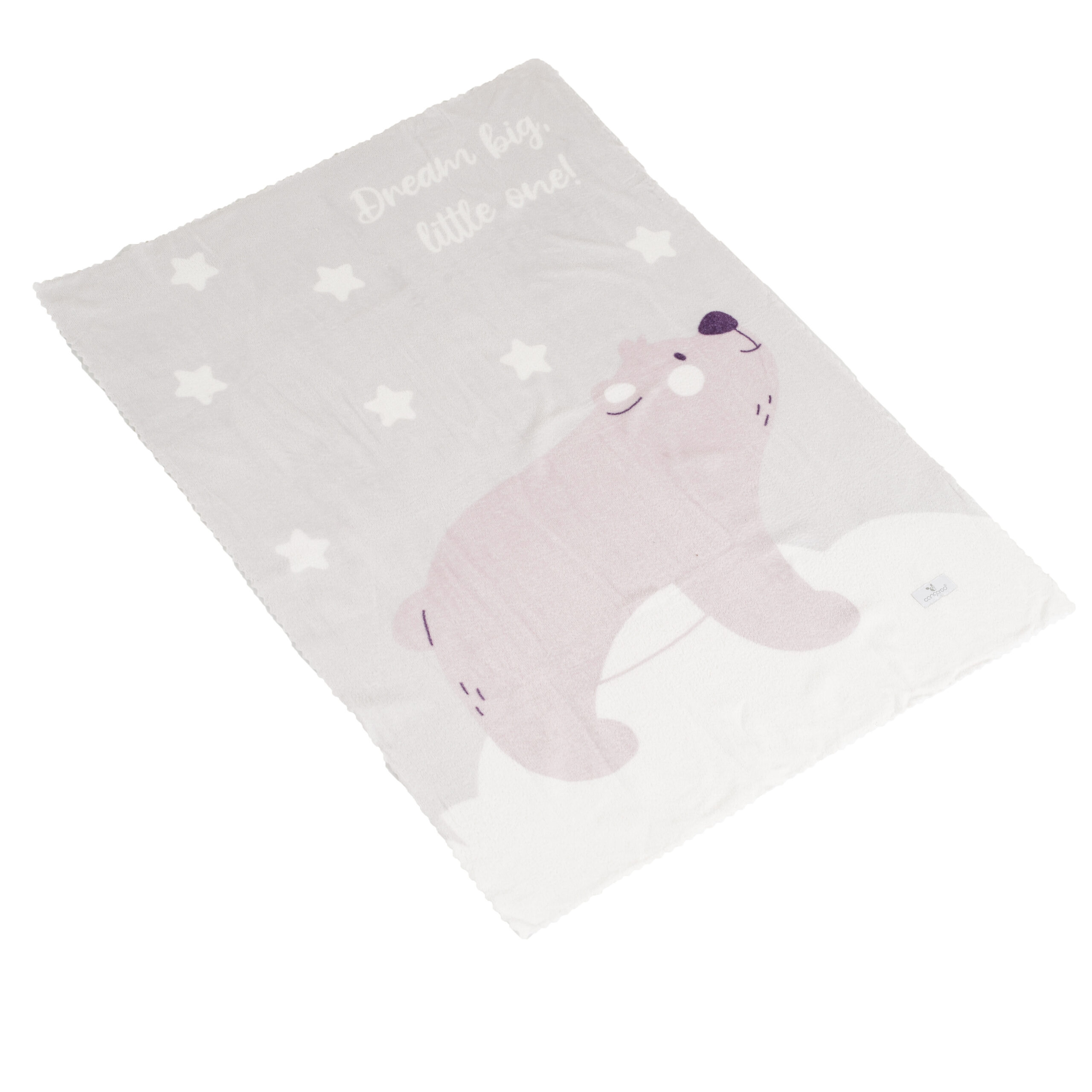 image Одеяло 75/100 cm Dreamy bear сив - Image 1