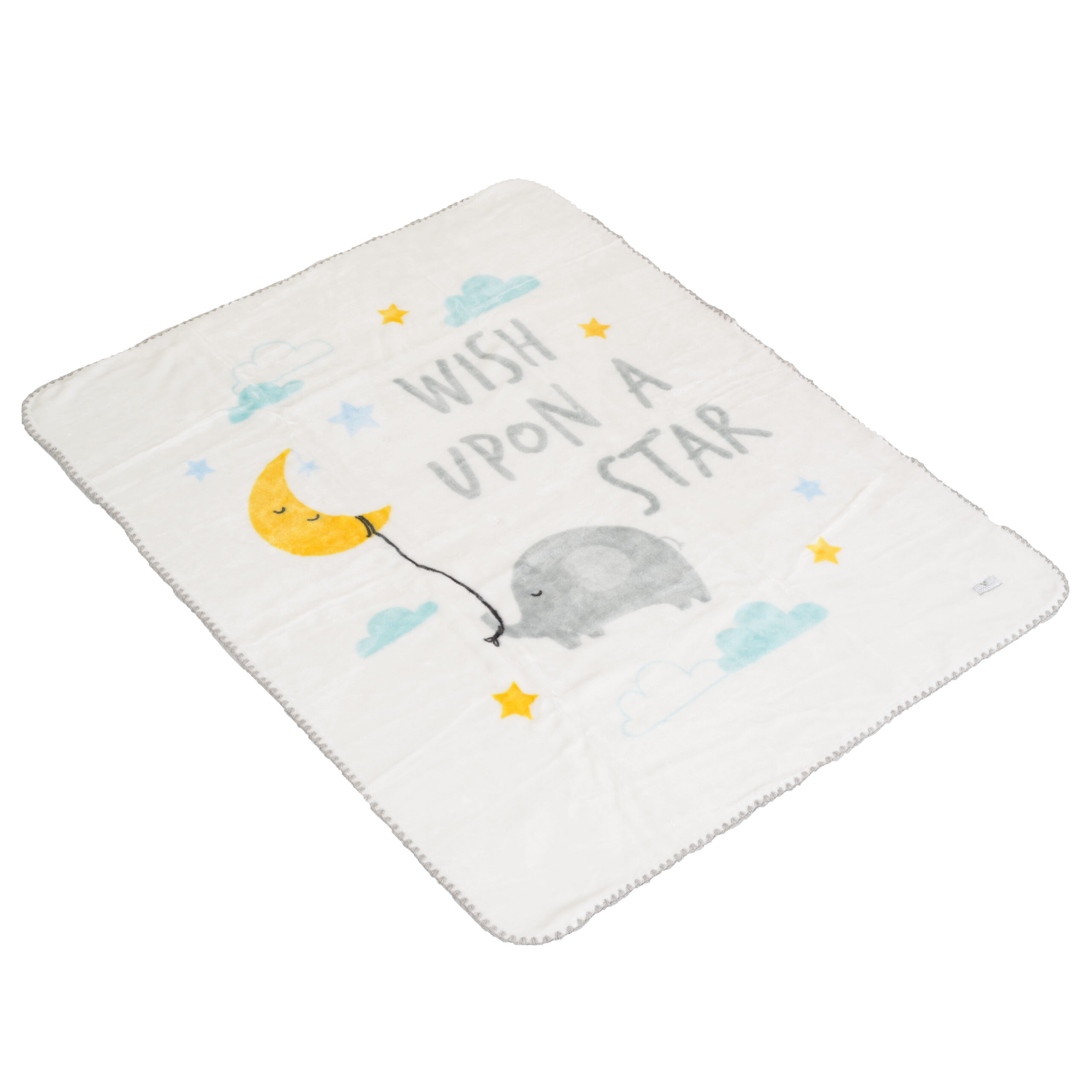 image Одеяло 110/140 Softy Wish upon a star бял - Image 1