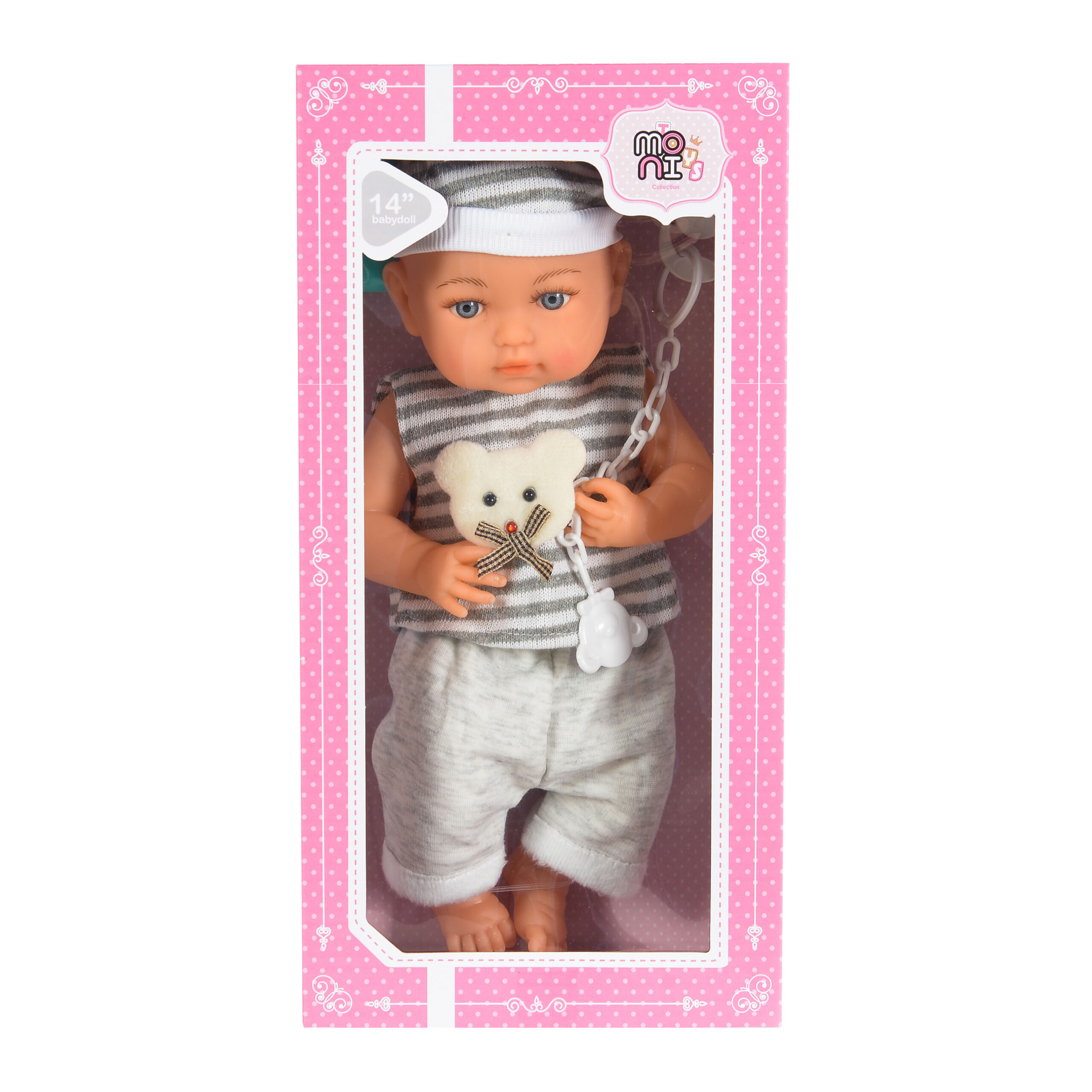 image Кукла 36cm с биберон и шише 6210 - Image 1