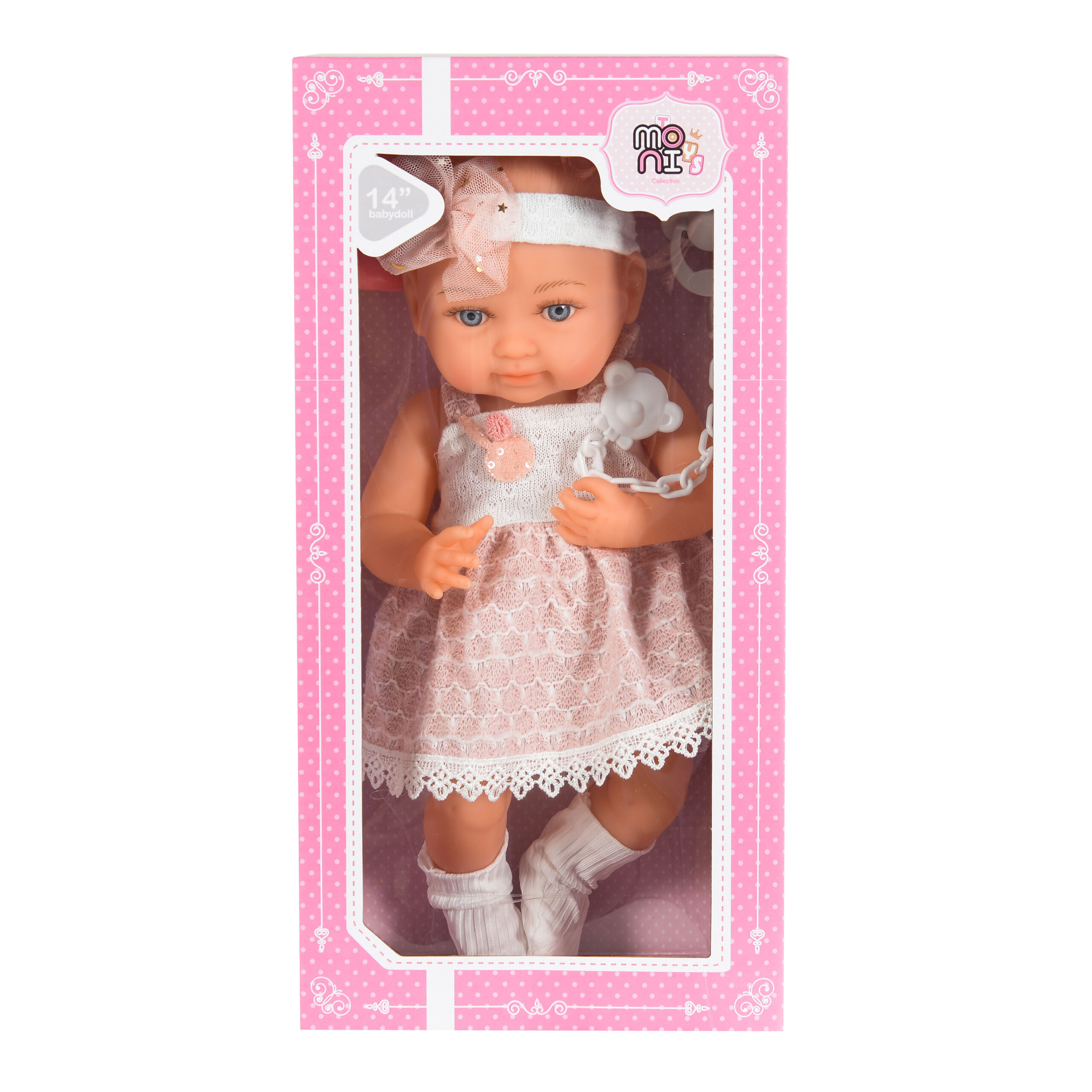 image Кукла 36cm с биберон и шише 6211 - Image 1