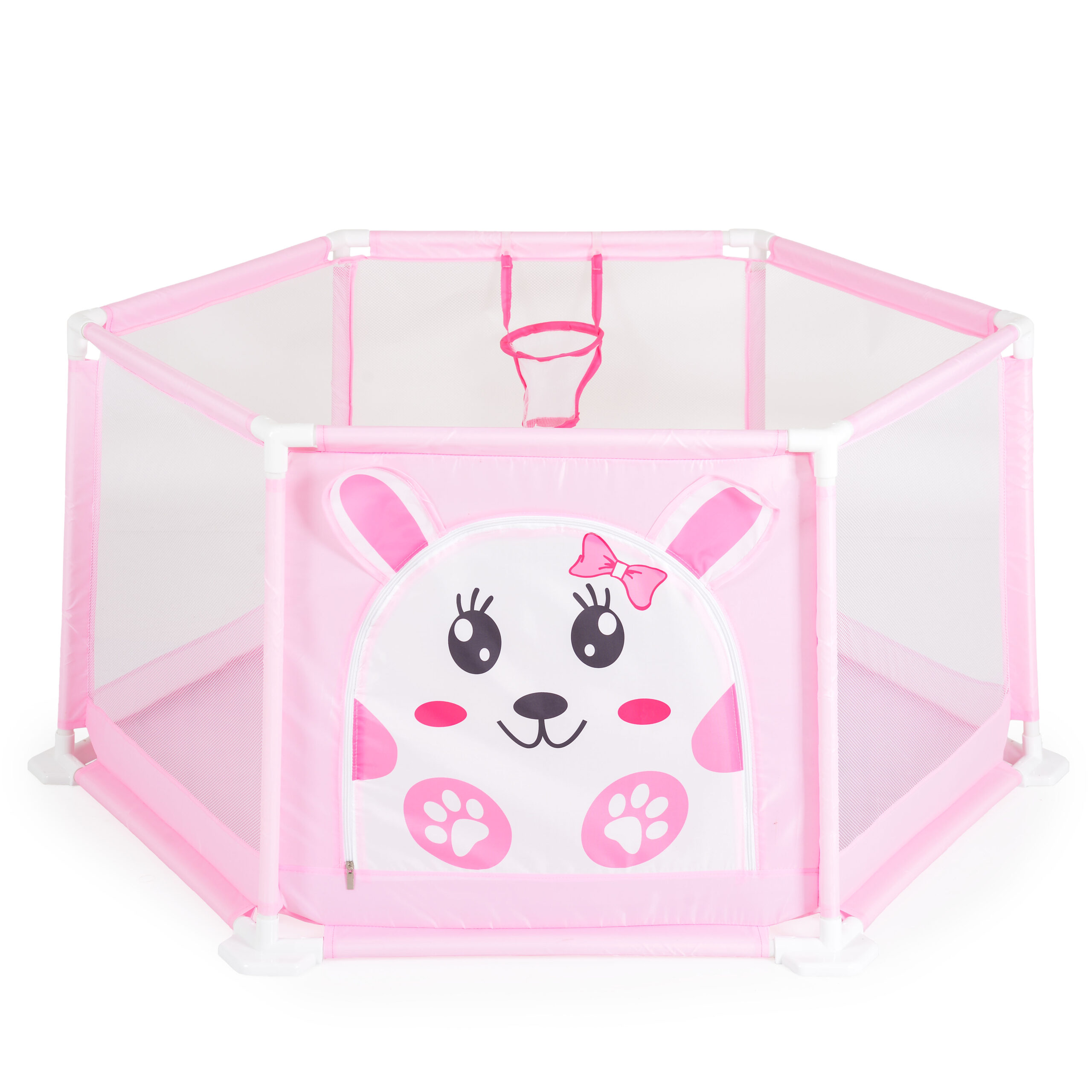 image Кошара за игра 146 cm с 50 топки pink - 7061B - Image 1