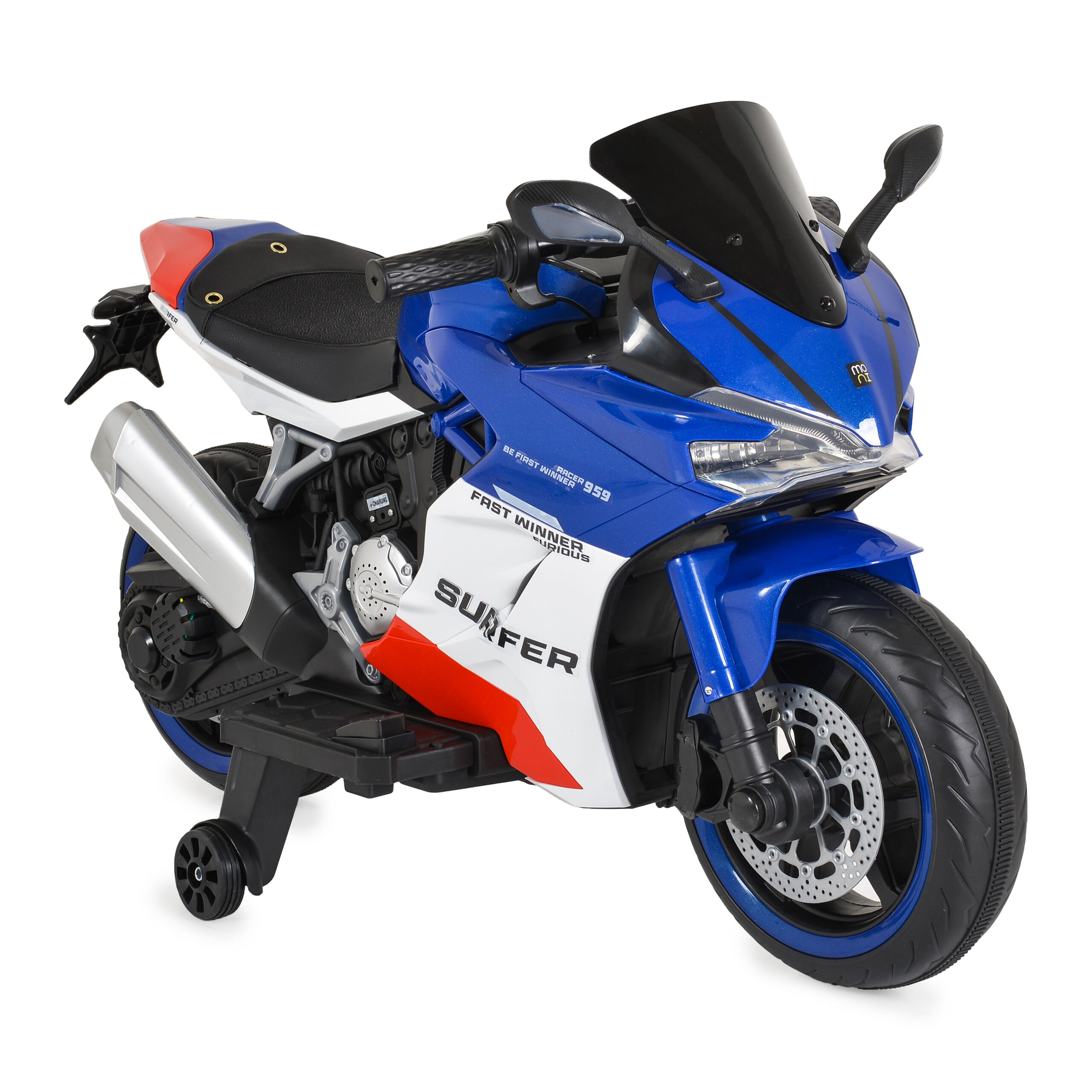 Акумулаторен мотор Surfer син