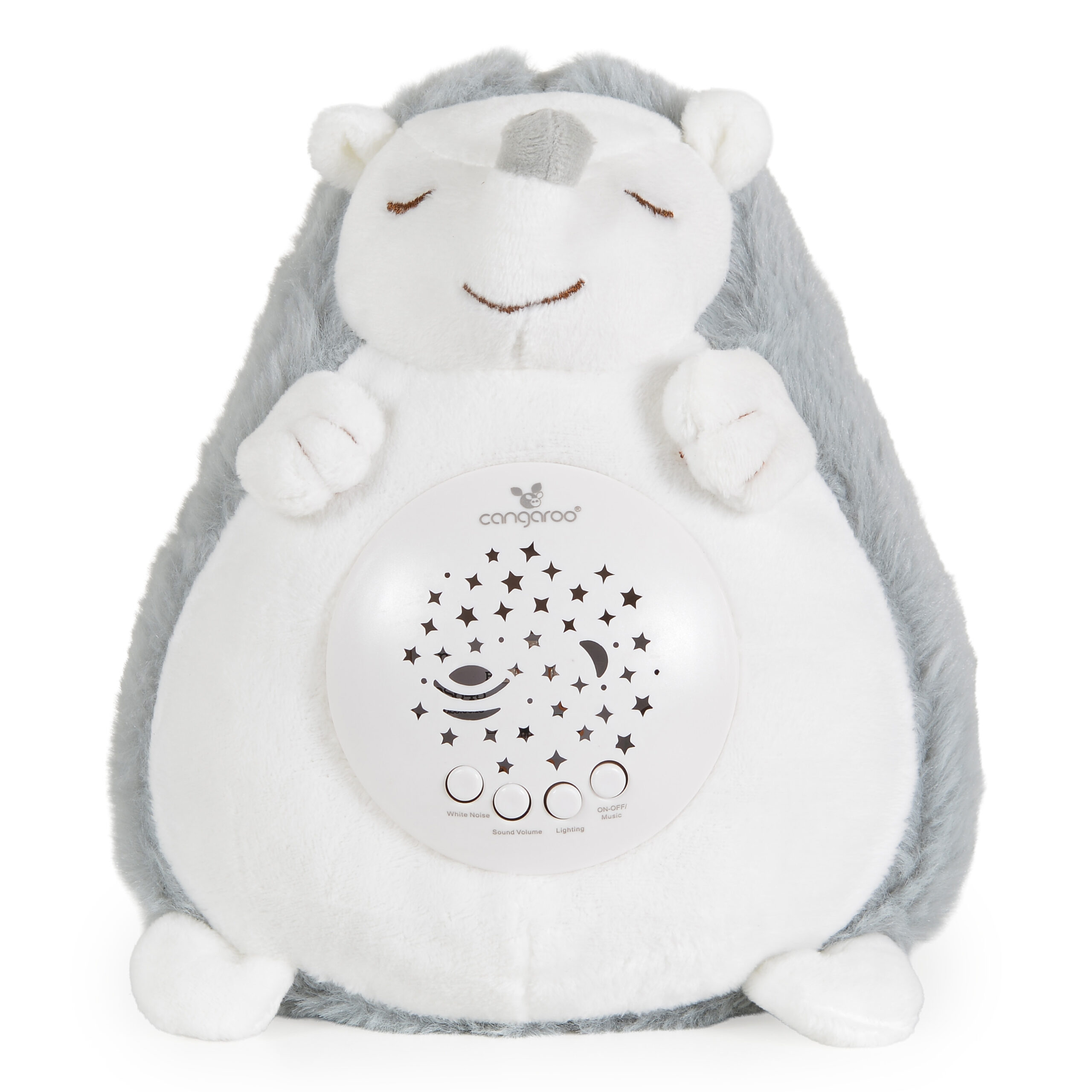 Нощна лампа и прожектор с бял шум Spiky