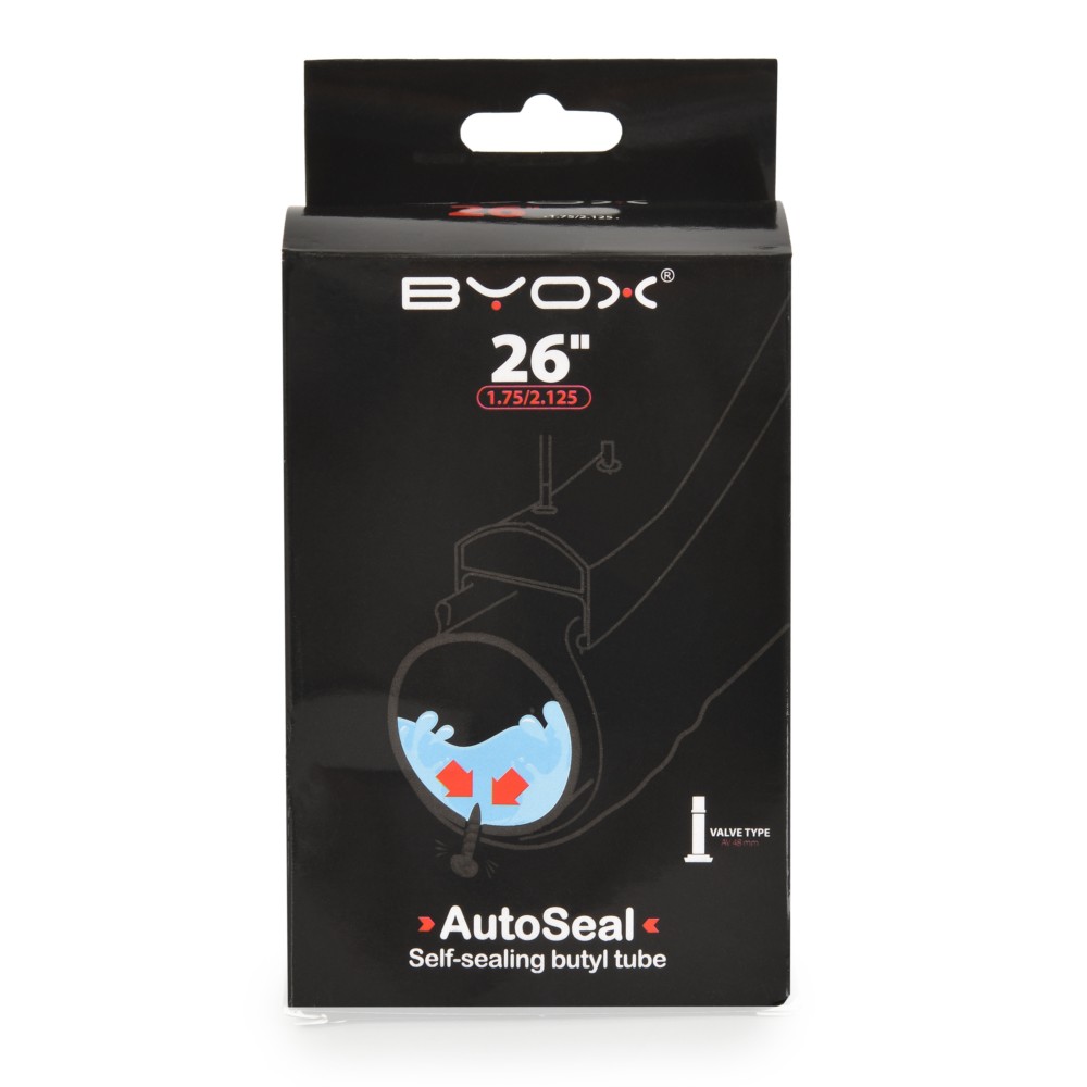 image Вело вътрешна BYOX AutoSeal 26 х1.75/2.125 48мм - Image 1