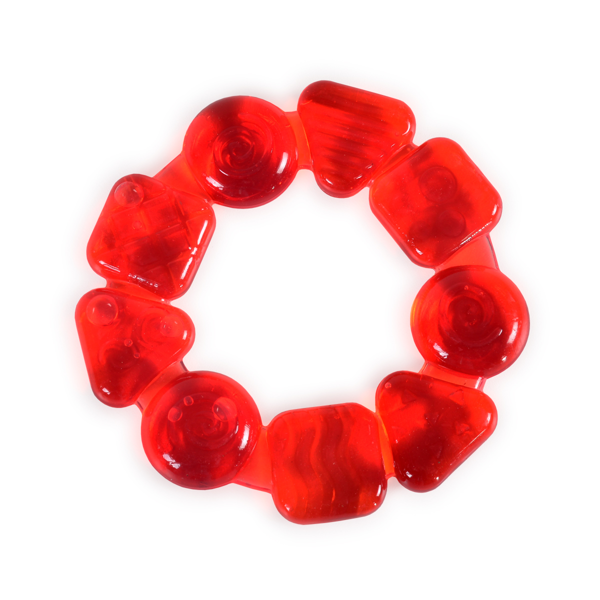 image Чесалка за зъби Shapes T2136 червен - Image 1