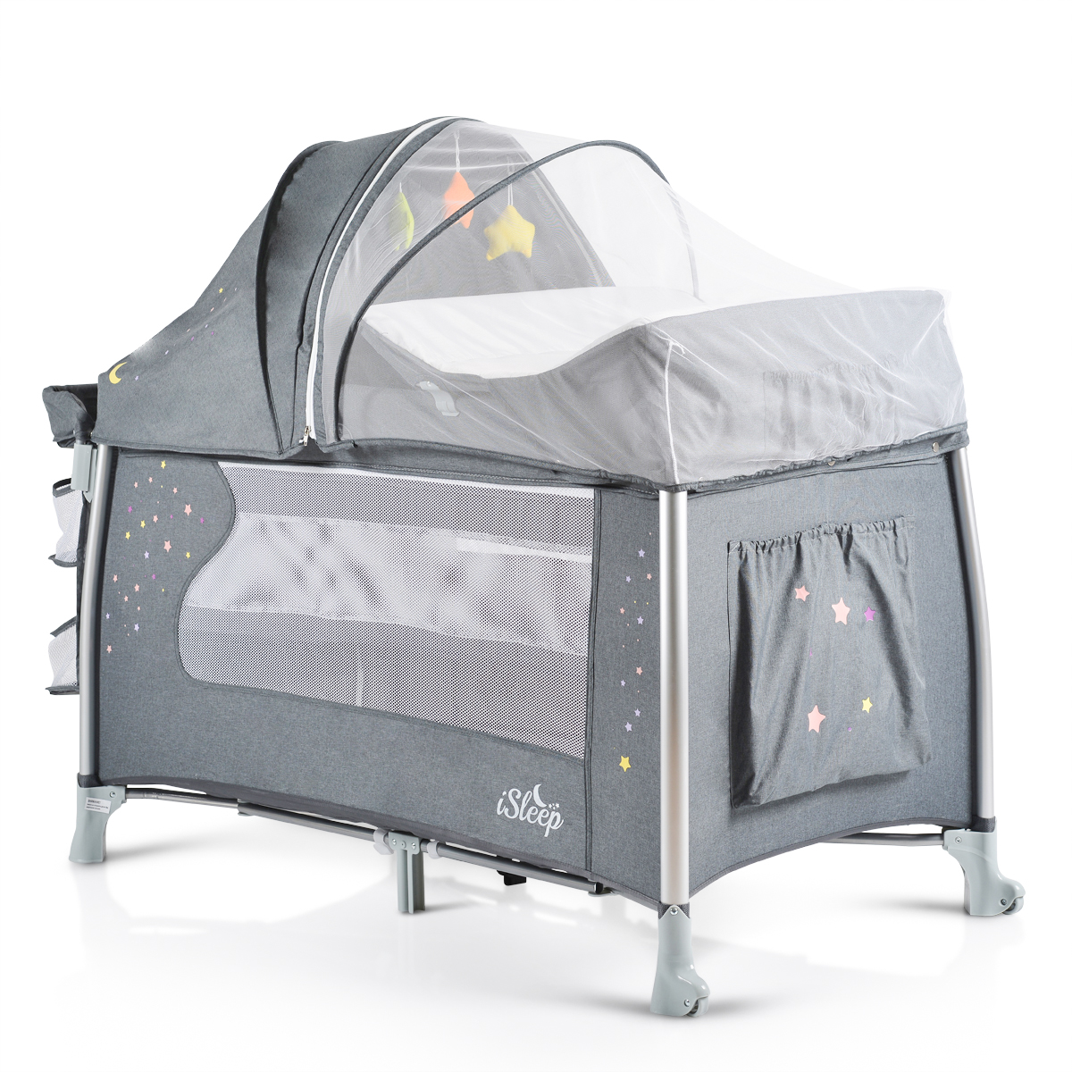 image Детска кошара ISleep сив - Image 1